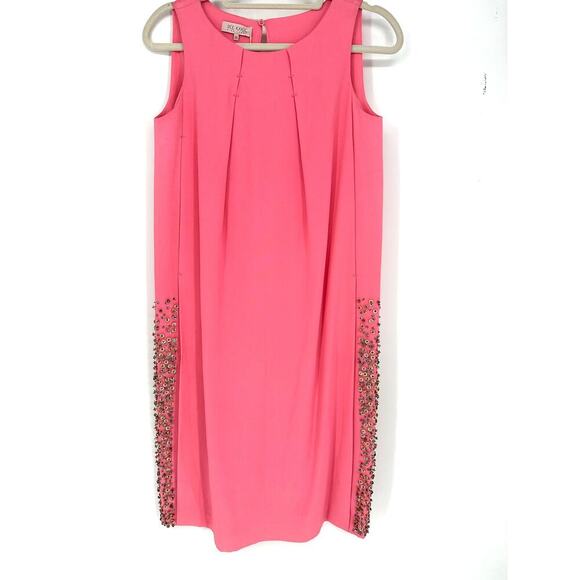 Dice Kayek Pink Beaded Sleeveless Dress NWT - Picture 1 of 9